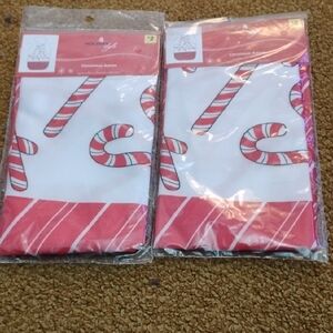 Candy Cane Apron - Red and White